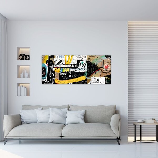 Slika - Grafiti (120x50 cm)