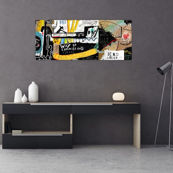 Slika - Grafiti (120x50 cm)