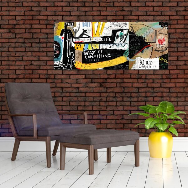 Slika - Grafiti (120x50 cm)