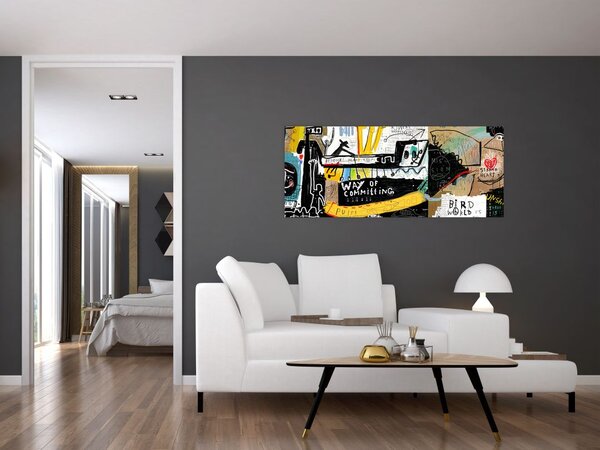 Slika - Grafiti (120x50 cm)