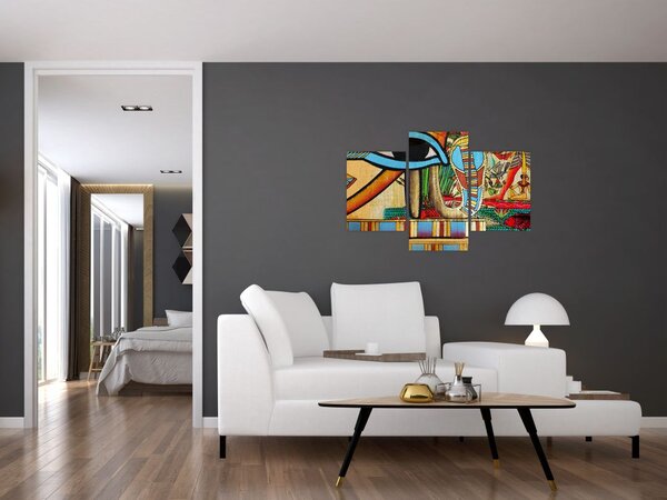 Slikanje z egipčanskimi motivi (90x60 cm)