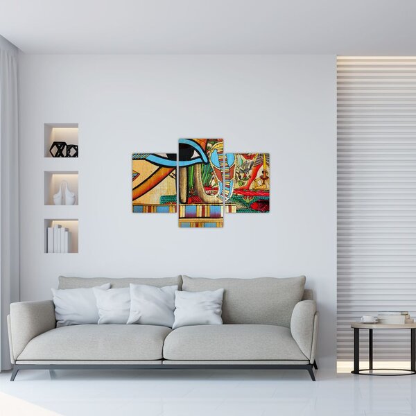 Slikanje z egipčanskimi motivi (90x60 cm)