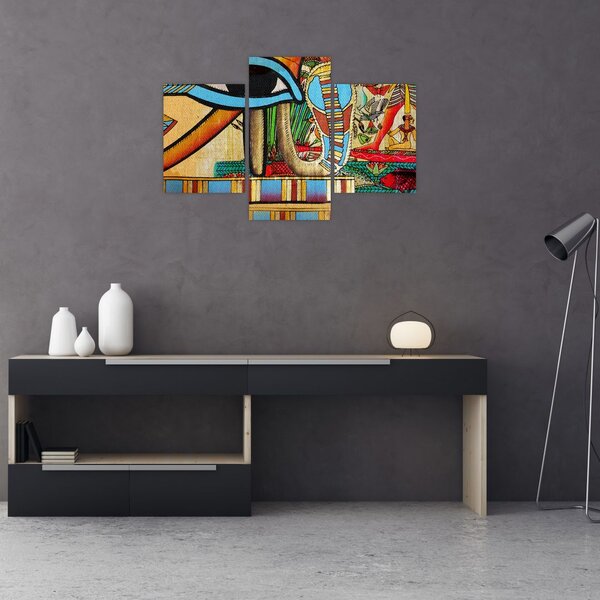 Slikanje z egipčanskimi motivi (90x60 cm)