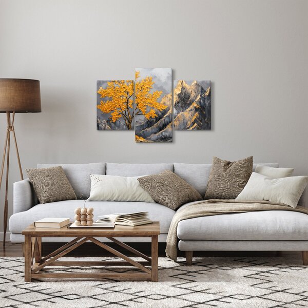 Slika – Zlatno drvo u planinama (90x60 cm)