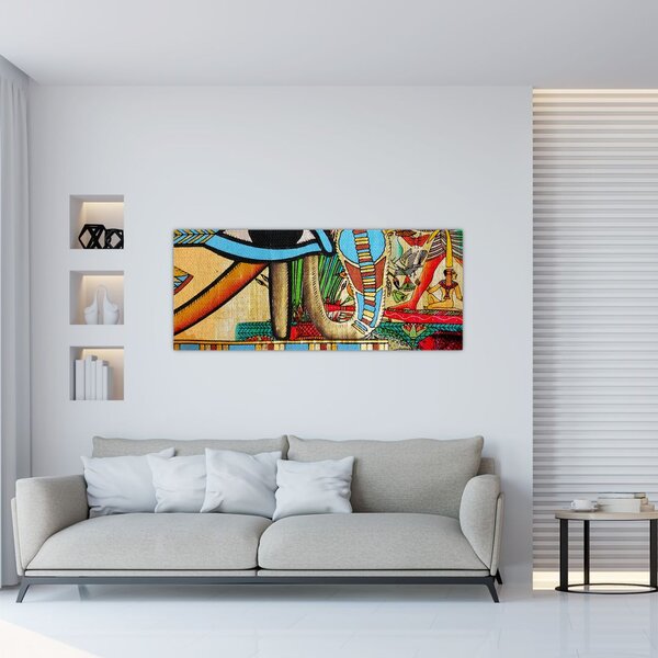 Slikanje z egipčanskimi motivi (120x50 cm)