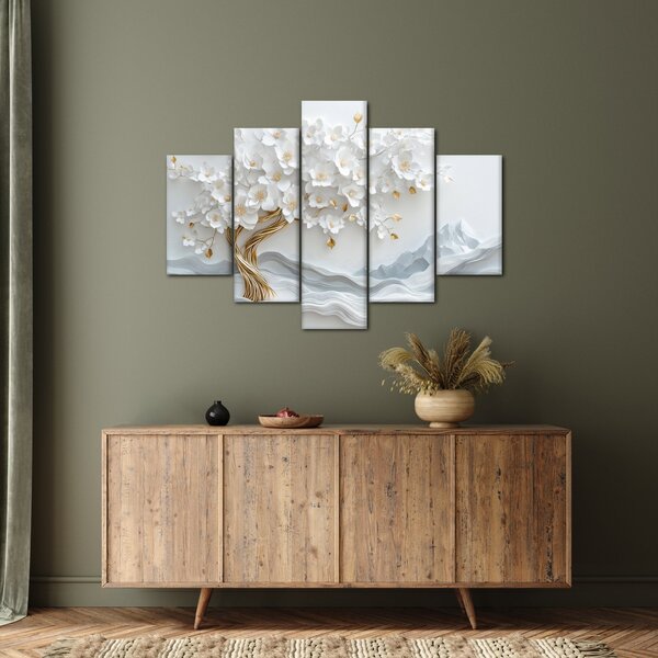 Slika – 3D elegantno drvo života (150x105 cm)