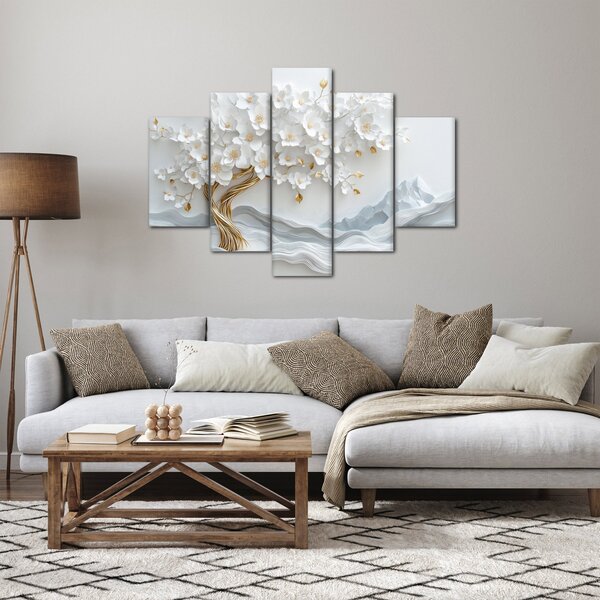 Slika – 3D elegantno drvo života (150x105 cm)