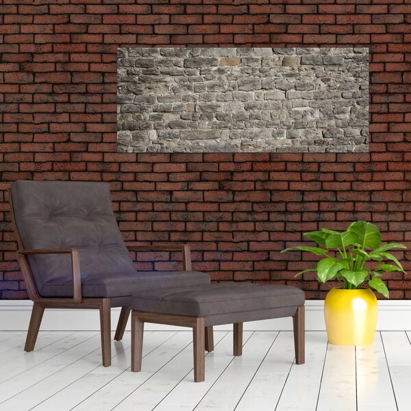 Slika opečne stene (120x50 cm)