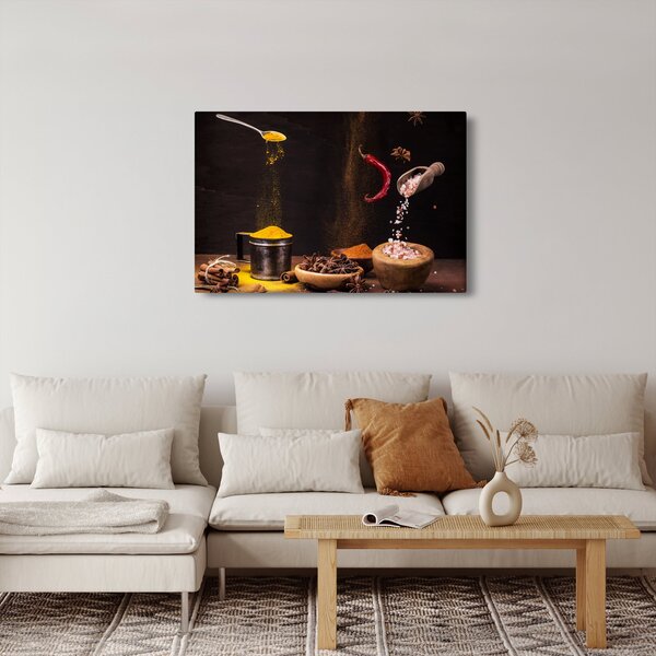 Slika - Začini u pokretu (90x60 cm)