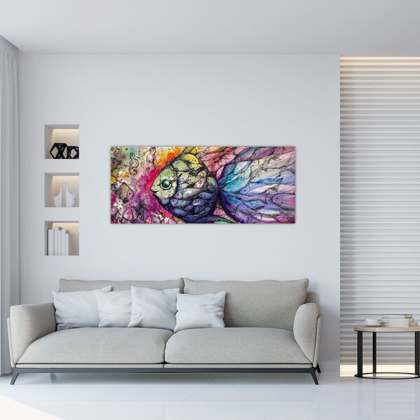 Slika - Pisane ribe (120x50 cm)