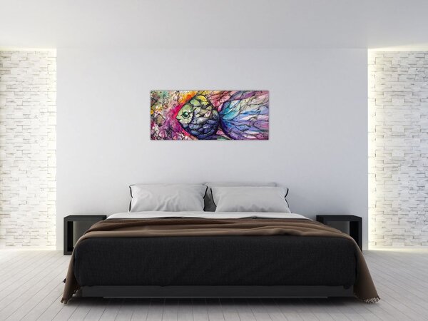 Slika - Pisane ribe (120x50 cm)
