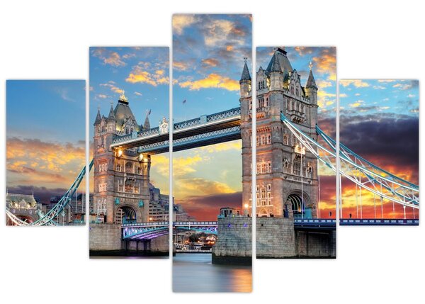 Slika - Tower Bridge, London, Anglija (150x105 cm)