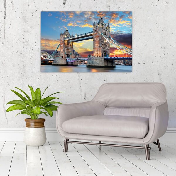 Slika - Tower Bridge, London, Anglija (90x60 cm)