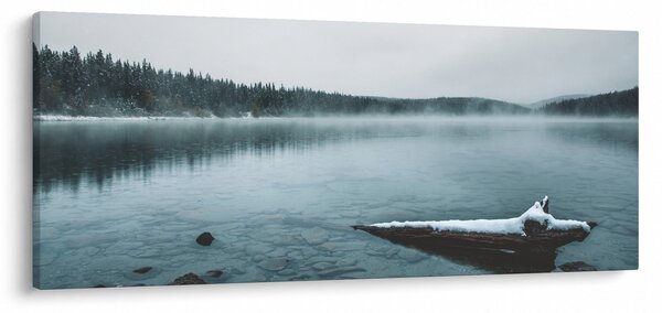 Slika - ledeno sjeverno jezero (120x50 cm)