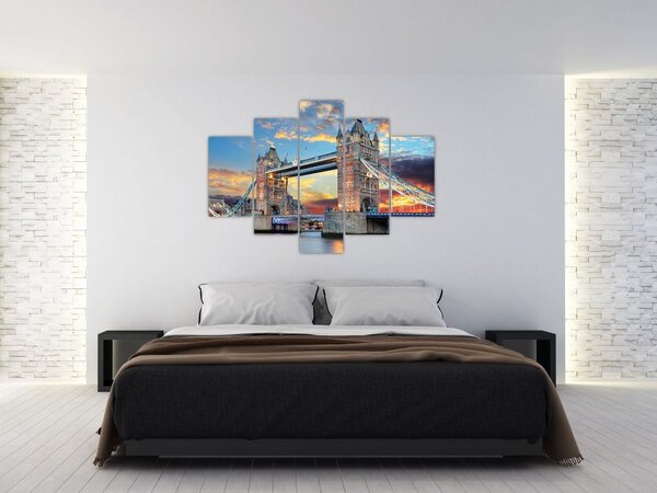 Slika - Tower Bridge, London, Anglija (150x105 cm)