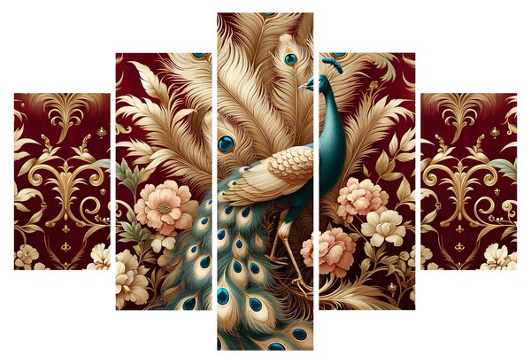 Slika – Elegantni paun (150x105 cm)