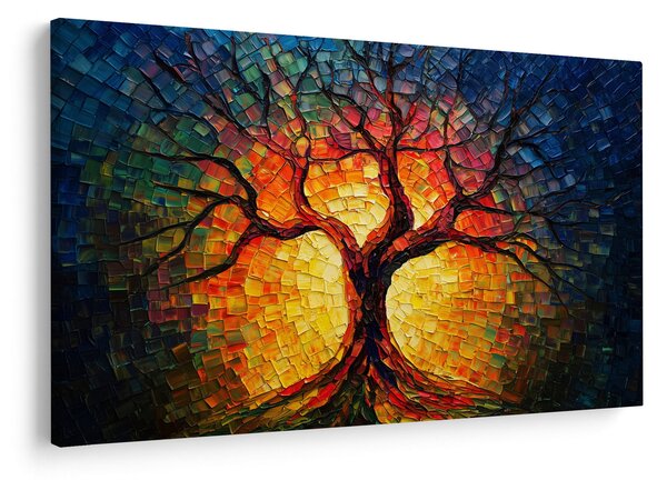 Slika - Stablo života u mozaiku (90x60 cm)