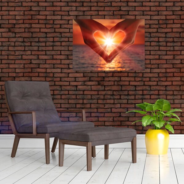 Slika - Sonce v srcu (70x50 cm)