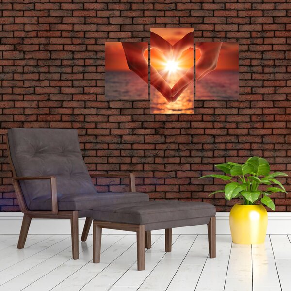 Slika - Sonce v srcu (90x60 cm)