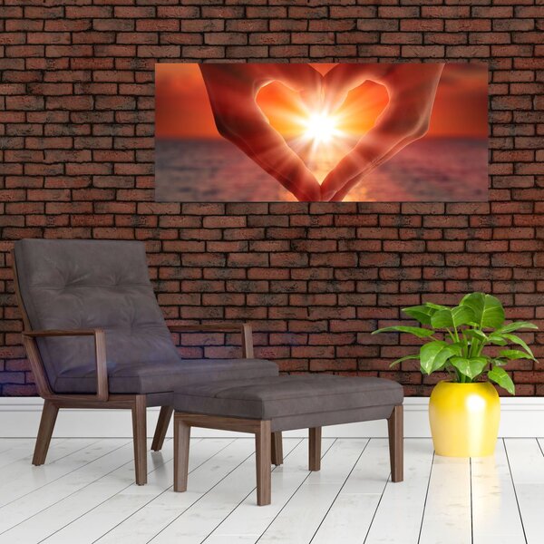 Slika - Sonce v srcu (120x50 cm)