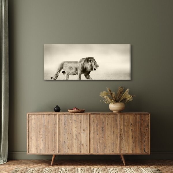 Slika - Gladni lav (120x50 cm)
