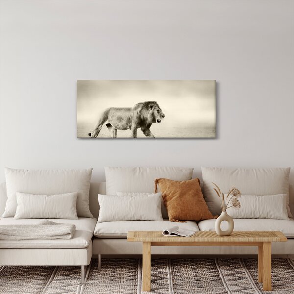 Slika - Gladni lav (120x50 cm)