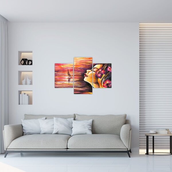 Slika - Spomini na poletje (90x60 cm)