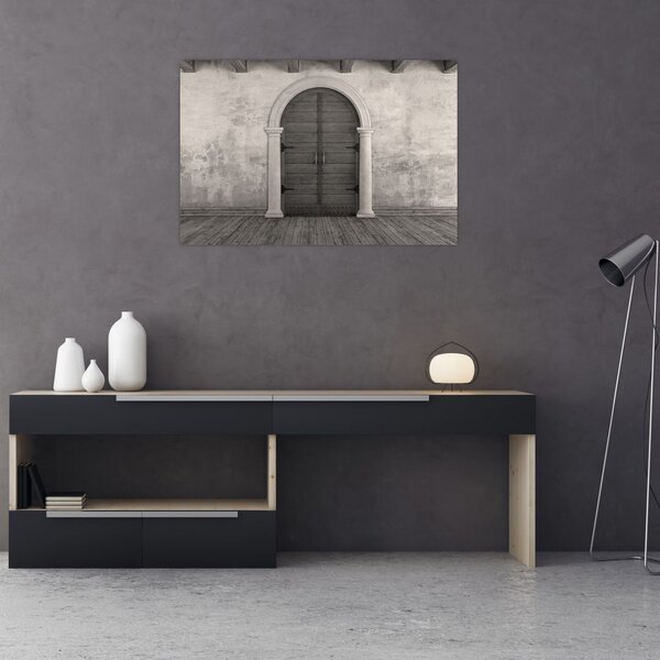 Slika - Skrivnostna vrata (90x60 cm)