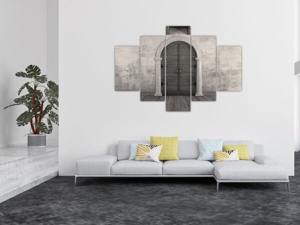 Slika - Skrivnostna vrata (150x105 cm)