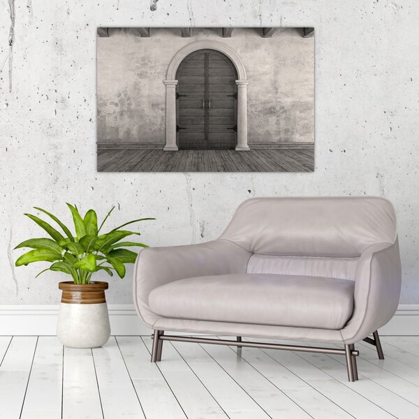 Slika - Skrivnostna vrata (90x60 cm)