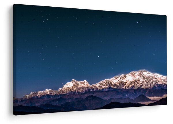 Slika planina i noćnog neba (90x60 cm)