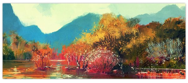 Slika - Barve jeseni (120x50 cm)