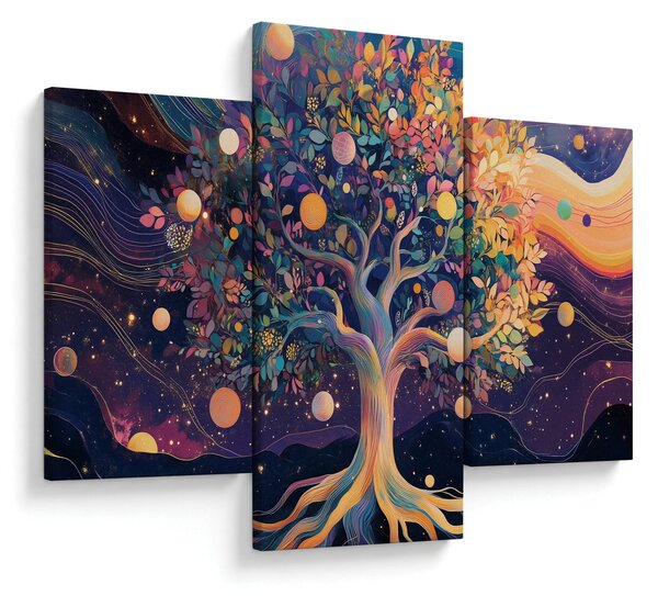 Slika – Ljubičasto drvo puno energije (90x60 cm)