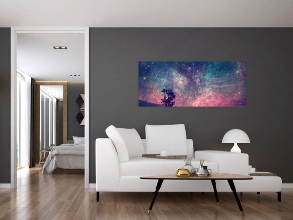 Slika - Nezemeljsko nočno nebo (120x50 cm)