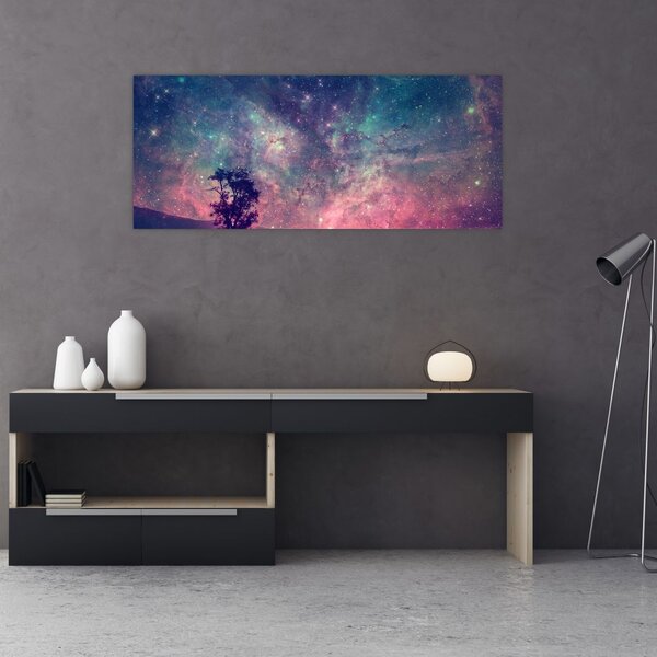 Slika - Nezemeljsko nočno nebo (120x50 cm)