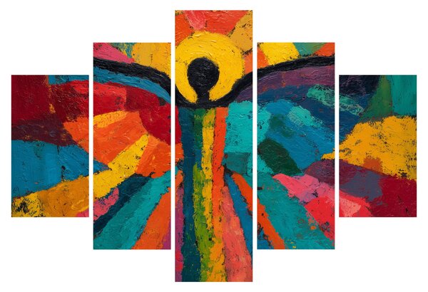 Slika - Oslikani anđeo (150x105 cm)