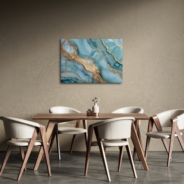 Slika - Tirkizni mramor (70x50 cm)