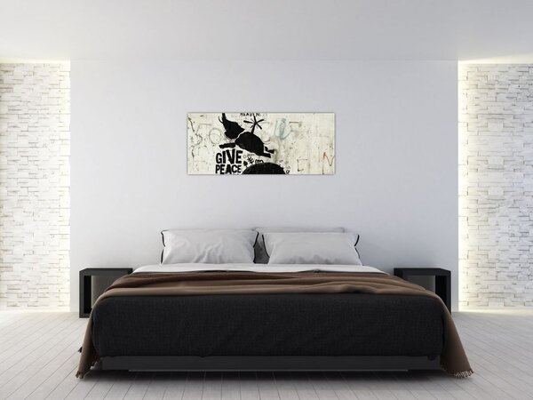 Slika - Slon nad tlemi (120x50 cm)