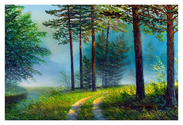 Slika - Ulje na platnu pejzaža (90x60 cm)