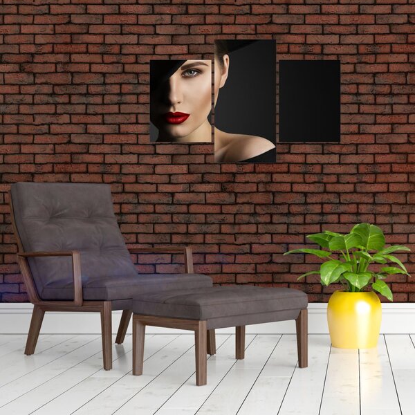 Slika - Portret ženske v klobuku (90x60 cm)