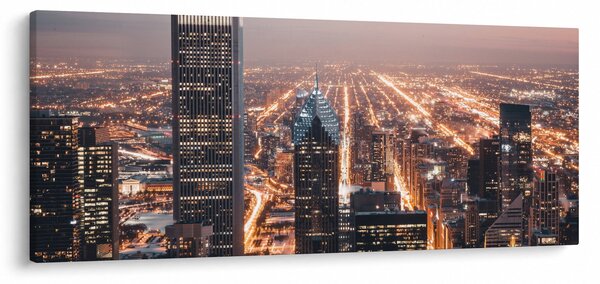 Slika svjetleće metropole (120x50 cm)