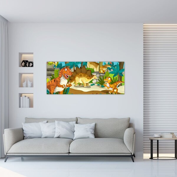 Slika - Dinozavri (120x50 cm)