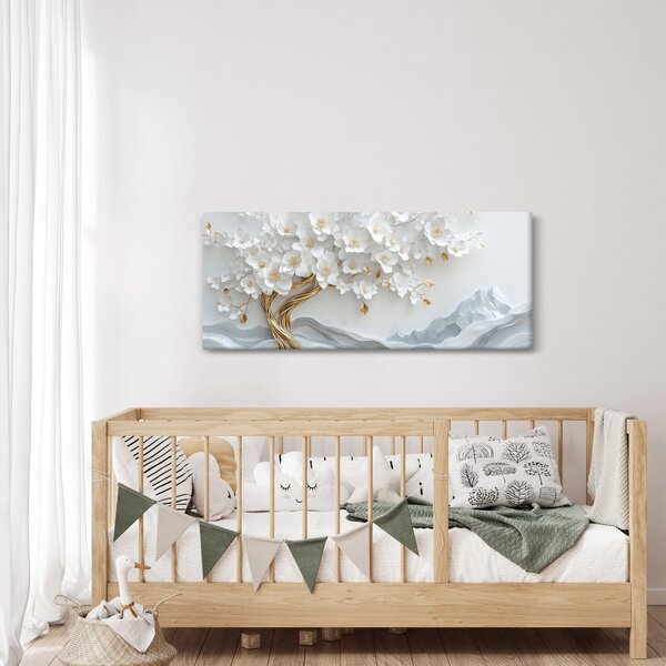 Slika – 3D elegantno drvo života (120x50 cm)