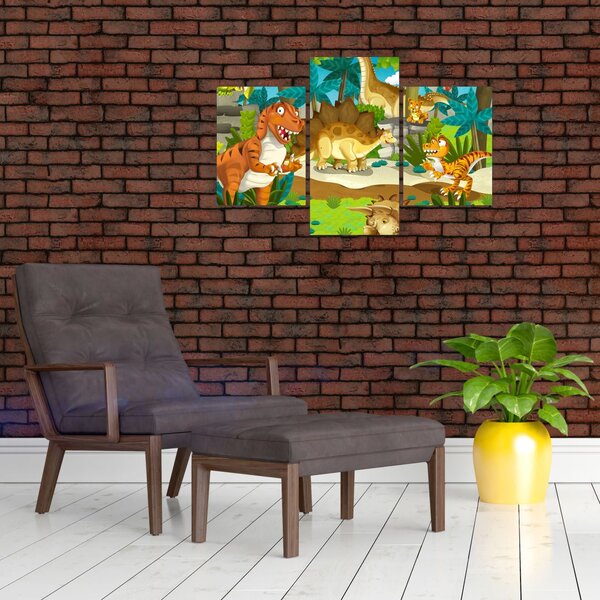 Slika - Dinozavri (90x60 cm)