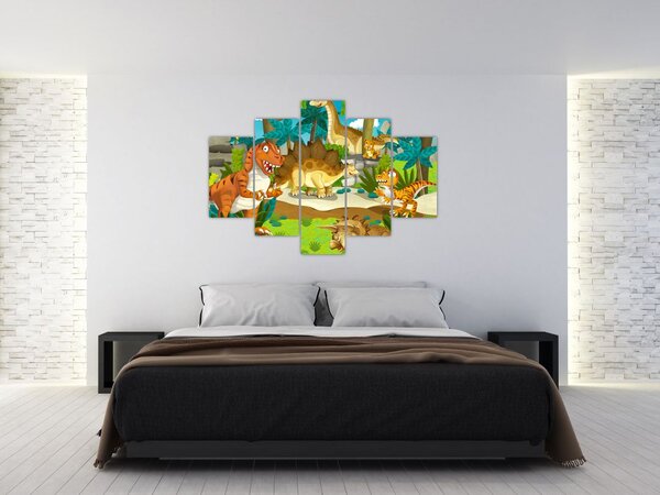 Slika - Dinozavri (150x105 cm)
