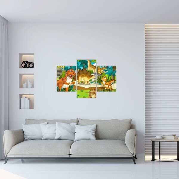 Slika - Dinozavri (90x60 cm)
