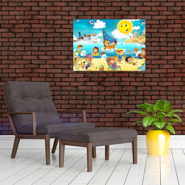 Slika - Dan na plaži (70x50 cm)