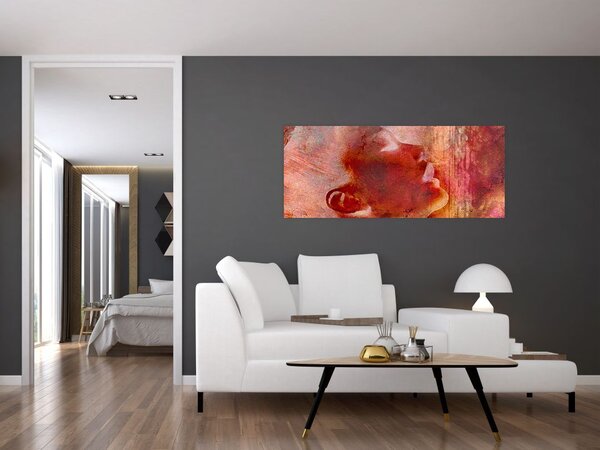 Slika - profil ženskega obraza (120x50 cm)