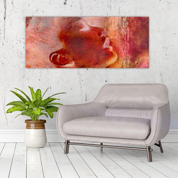 Slika - profil ženskega obraza (120x50 cm)