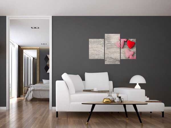 Slika - Srčki (90x60 cm)